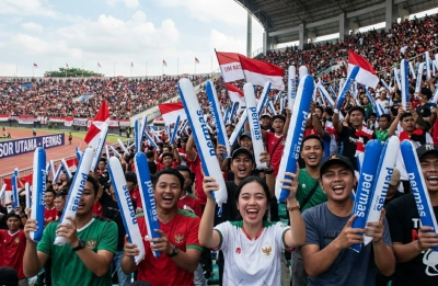 Pesan balon tepuk Ogan Ilir dengan desain custom sesuai kebutuhan acara Anda
